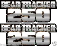 Bear Tracker Camo Gas Tank Graphics Decal Sticker Atv quad 250 300 plastic 4x4