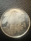 1/10 oz silver rounds-regular Nickel Is For Size-  .999 Silver-Buffalo