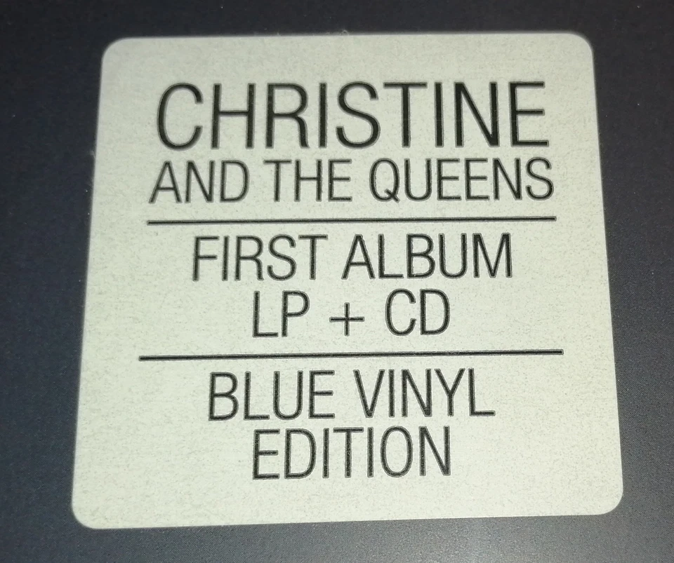 2XLP 33T 12" vinyle BLEU + CD CHRISTINE and the QUEENS Chaleur humaine 2014 - Photo 2/2