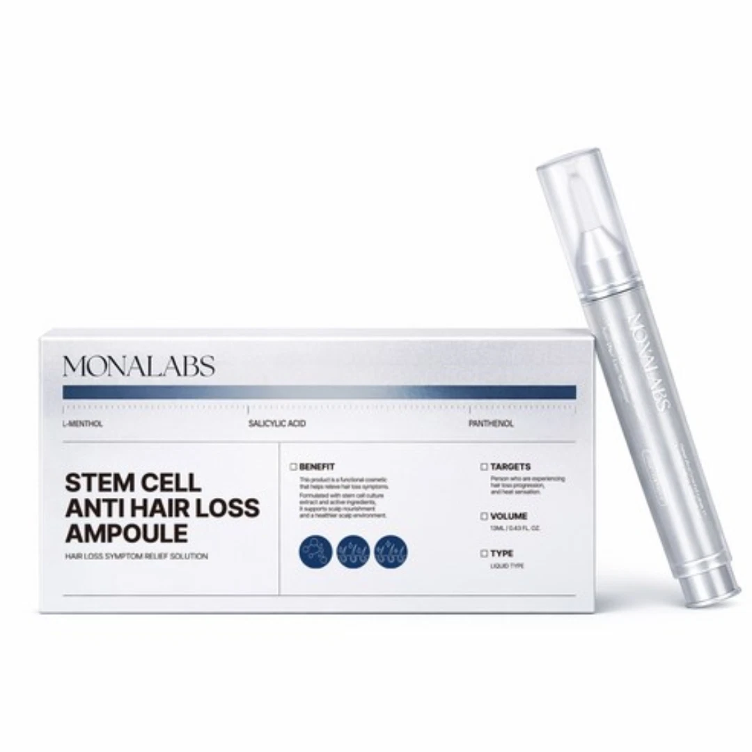 MonaLabs Stem Cell Anti Hair Loss Treatment Ampoule 0.43oz Hair Loss Treatment