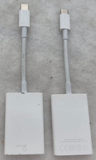 Lot of 2 Apple USB-C to SD Card Reader Adapter A2082 White Original