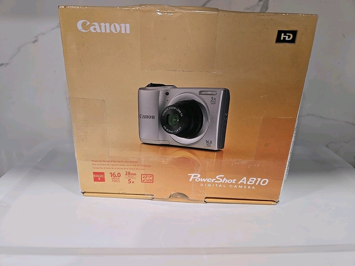 Canon PowerShot A530 5.0MP Digital Camera In Box Cords