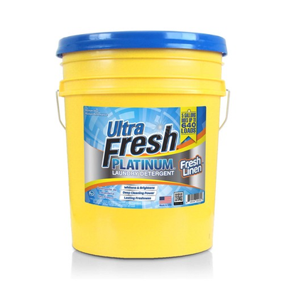 #ad Ultra Fresh Platinum 5 Gal Laundry Detergent Up to 640 Loads Fresh Linen Scent $59.99