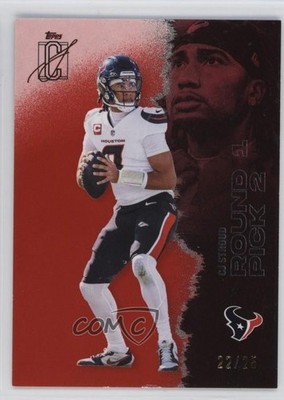 2025 Topps Signature Class Red /25 CJ Stroud #23 11ng
