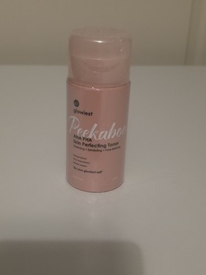 glowiest Peekaboo AHA PHA Toner 4.05 fl oz Exfoliating Moringa Witch Hazel