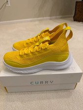 Size 7.5 Mens/9 Womens - Under Armour Curry 8 NM Yellow