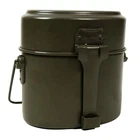 Original Italian Army Mess Tins - Olive - New Unissued - Military Surplus Cans
