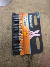 Duracell Plus - 12 Pack - AAA BATTERIES - 100% Extra Life - Exp:03/35 -Brand New