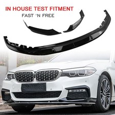 Front Bumper Spoiler For 2017 18-2020 BMW G30 M Tech M Sport Performance Glossy