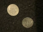 Lot Of Silver Coins (90%) 2-Kennedy Half’s Premium 2-Washington $ .25 ‘48,’54
