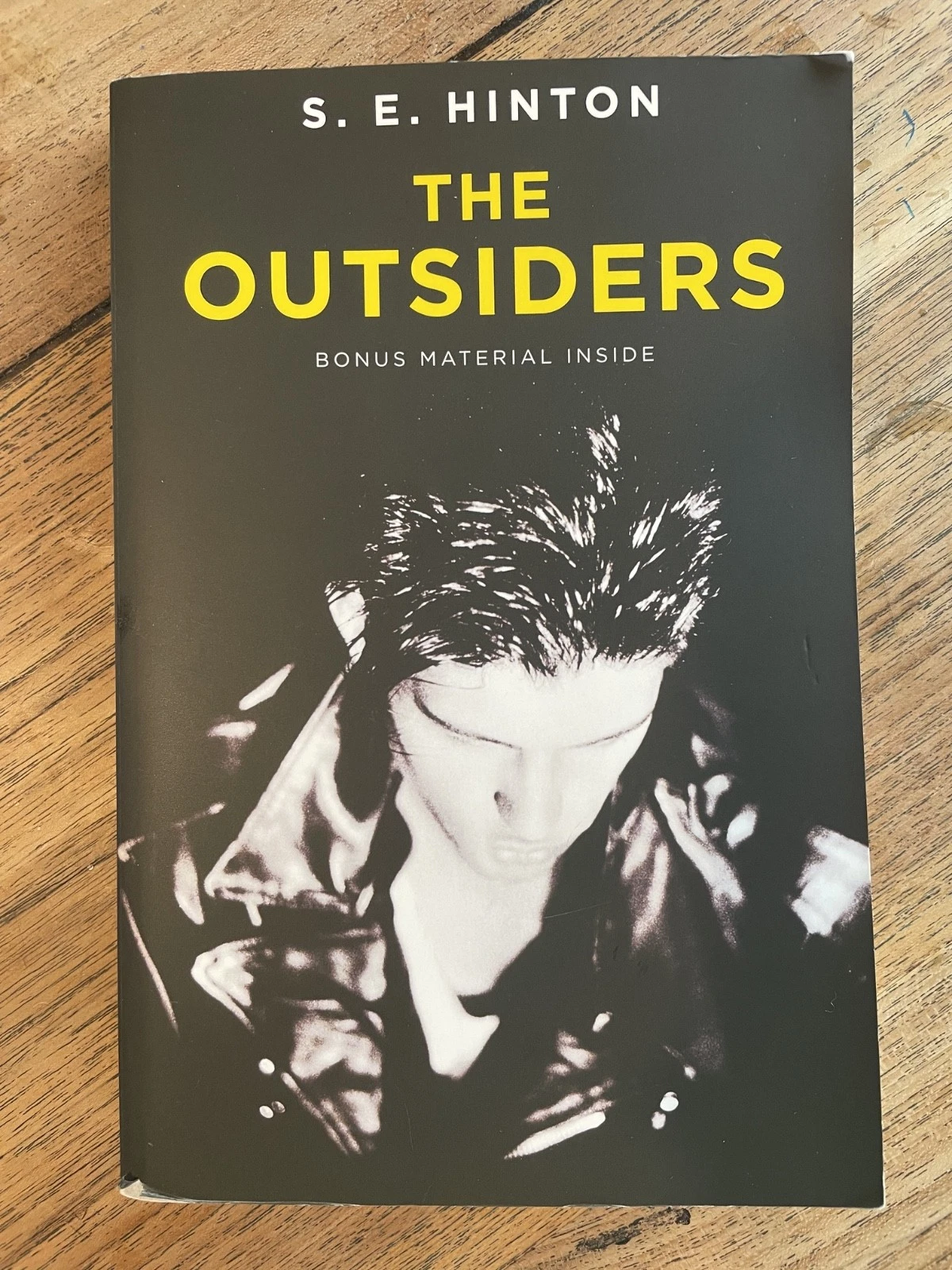 The Outsiders by S.E. Hinton paperback book