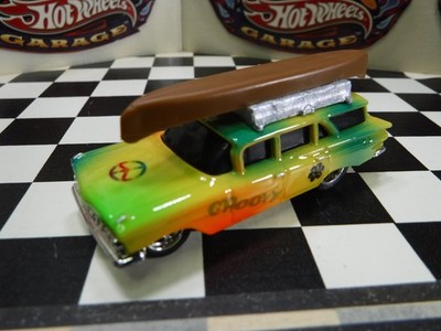 Matchbox Custom 59 Chevy Wagon Hippie Style Paint Real Riders