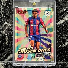 Lamine Yamal RARE ROOKIE SHOCK REFRACTOR TOPP...
