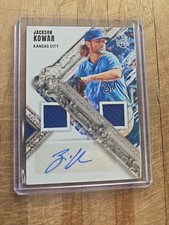 2022 Panini Diamond Kings - Dk Material Signatures Jackson Kowar (AU, MEM, RC)