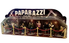 Accoutrements Paparazzi Play Set NEW In Box 9 Figures Velvet Rope Red Carpet