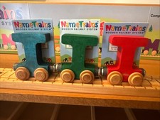 Maple Landmark Name Train Letter T Magnetic Compatible With Brio /Thomas