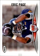 2012 SAGE HIT #112 Eric Page - FB