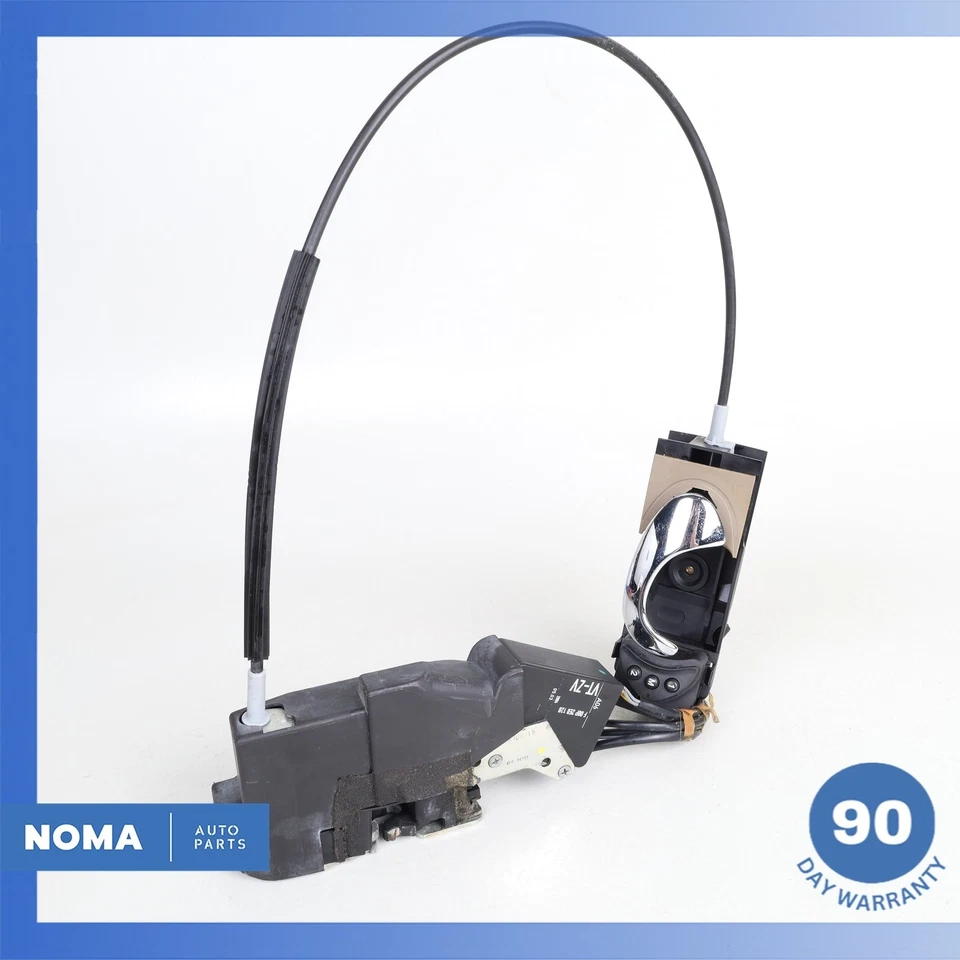 97-06 Jaguar X100 XKR XK8 Actuador de pestillo de cerradura de puerta del conductor izquierdo con mango OEM 78k Foto 2 de 4