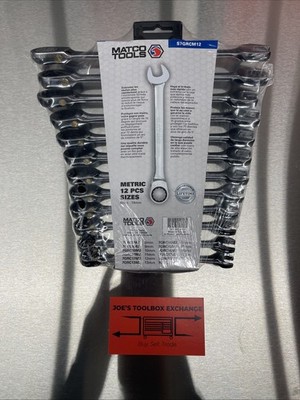 Matco Tools 12 Metric 72 Tooth Combo Ratcheting Wrench Set S7GRCM12 NEW Sealed