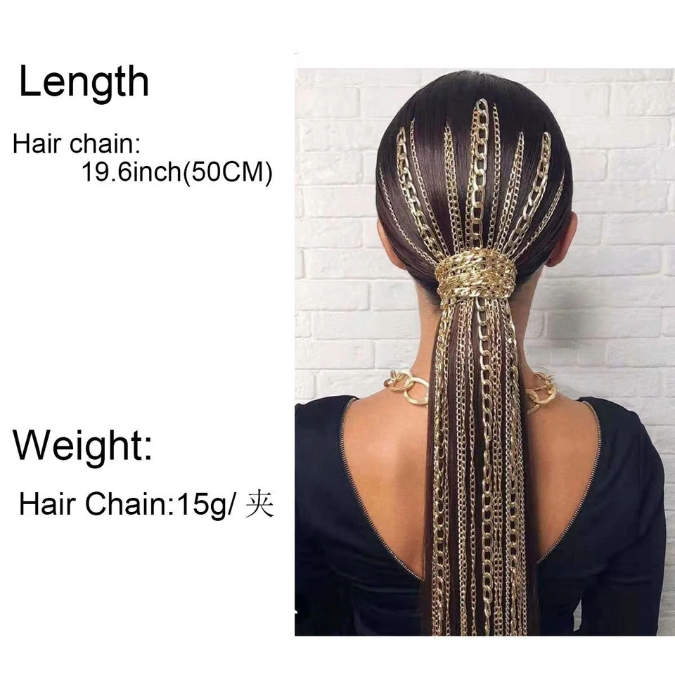 Women's Hair Chain Wave Fashion Headdress Hair Accessories Women - Image 2 of 4