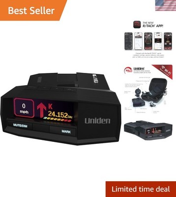 R8W New Model Extreme Long Range Laser/Radar Detector, 360° Awareness, Direct...