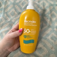 New Biotherm Waterlover HYDRATING Sun Milk. LARGE 13.52 Oz Bottle ! NEW