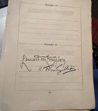 LENNART  VON ZWEYGBERG  -  ENRIQUE  FERNANDEZ  ARBOS - MUSICIANS   -  AUTOGRAPHS