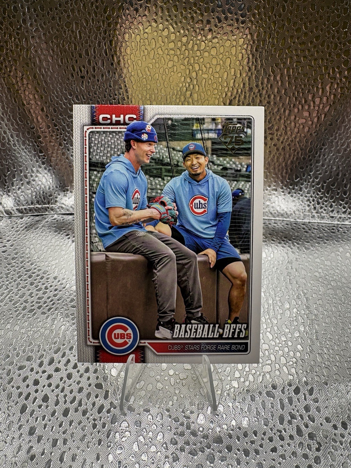 2026 Topps Series 1 #126 Cubs Golden Mirror SSP Pete Crow-Armstrong/Seiya Suzuki
