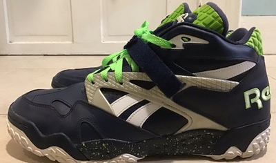 #ad VNDS EXTREMELY RARE Reebok Pump Paydirt Mid V60291 Seattle Seahawks Pumps 11.5 $129.99