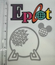EPCOT  Disney Scrapbooking Die Cut; Layered, Paper Piecing
