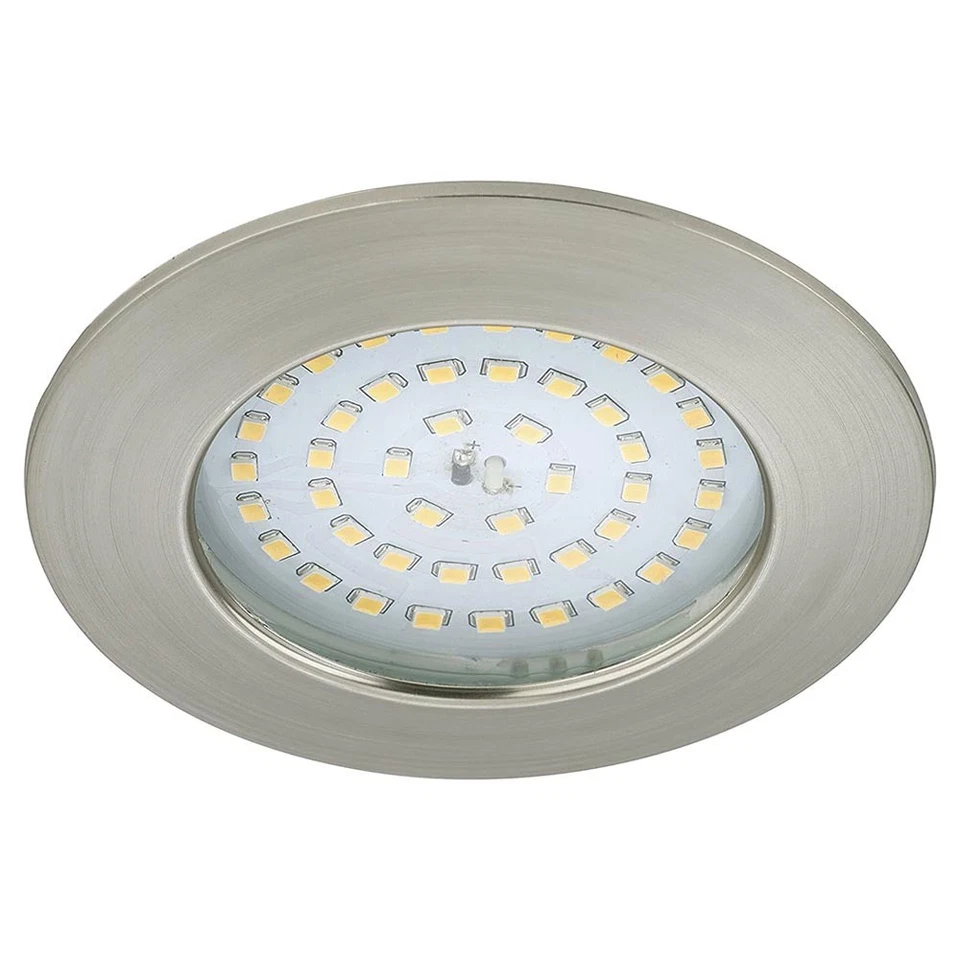 Briloner LED Incasso Tondo Nichel Opaco IP44 10,5W Modulo 1000lm Bianco Caldo - Immagine 3 di 4