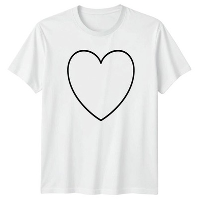 Love Is A Simple Thing T-Shirt Minimalist Art Liebe Valentinstag