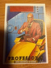 SKYBOX 2024 MARVEL MASTERPIECES 92 PLATINUM PROFESSOR X CANVAS CARD #66