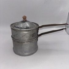 Vintage Aluminum Double Boiler Toy