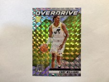 2024-25 Panini Mosaic Overdrive #23 Cody Williams RC Rookie JAZZ