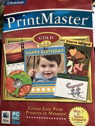 Vintage PrintMaster Platinum Program 7 plus art and graphics | eBay