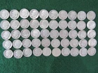 1946-1949 Roosevelt Silver Dimes Roll of 50 - Lot 6