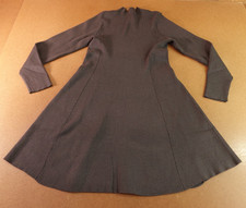 Simply Vera Wang Womens XL Gray Long Sleeve Mock Neck Flare Sweater Dress New