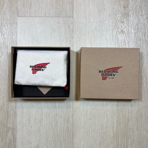 Cartera portatarjetas de cuero Huckberry EDC Red Wing minimalista Londres bronceado vegetal nueva - Imagen 3 de 8