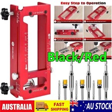 Door Hinge Jig, Aluminum Alloy Door Hinge Template Kit for Router, Adjustable AT