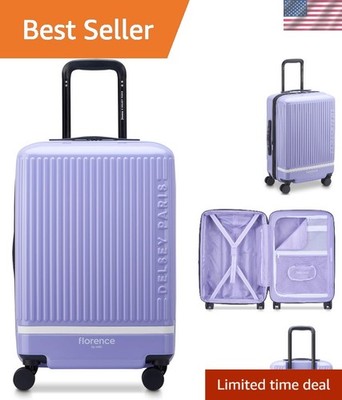Spin Me Away Hardside Expandable Luggage with Spinner Wheels, Lavender, Carry...