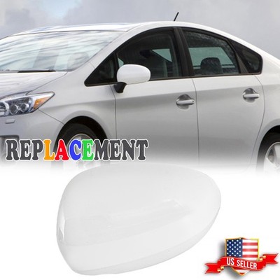 Side Mirror Cover Cap White For 2010-2015 Toyota Prius Left Driver Side Plug-In