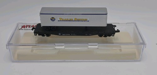 Vintage Atlas Modell 37791 - Huckepack Wohnung mit 40' Anhänger - Balitmore & Ohio | Condition: New