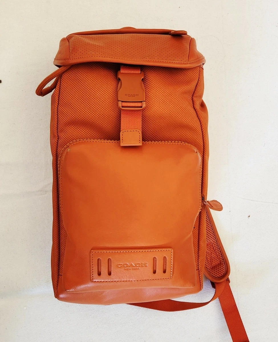Coach Backpack Orange Bags for Men for sale | eBay