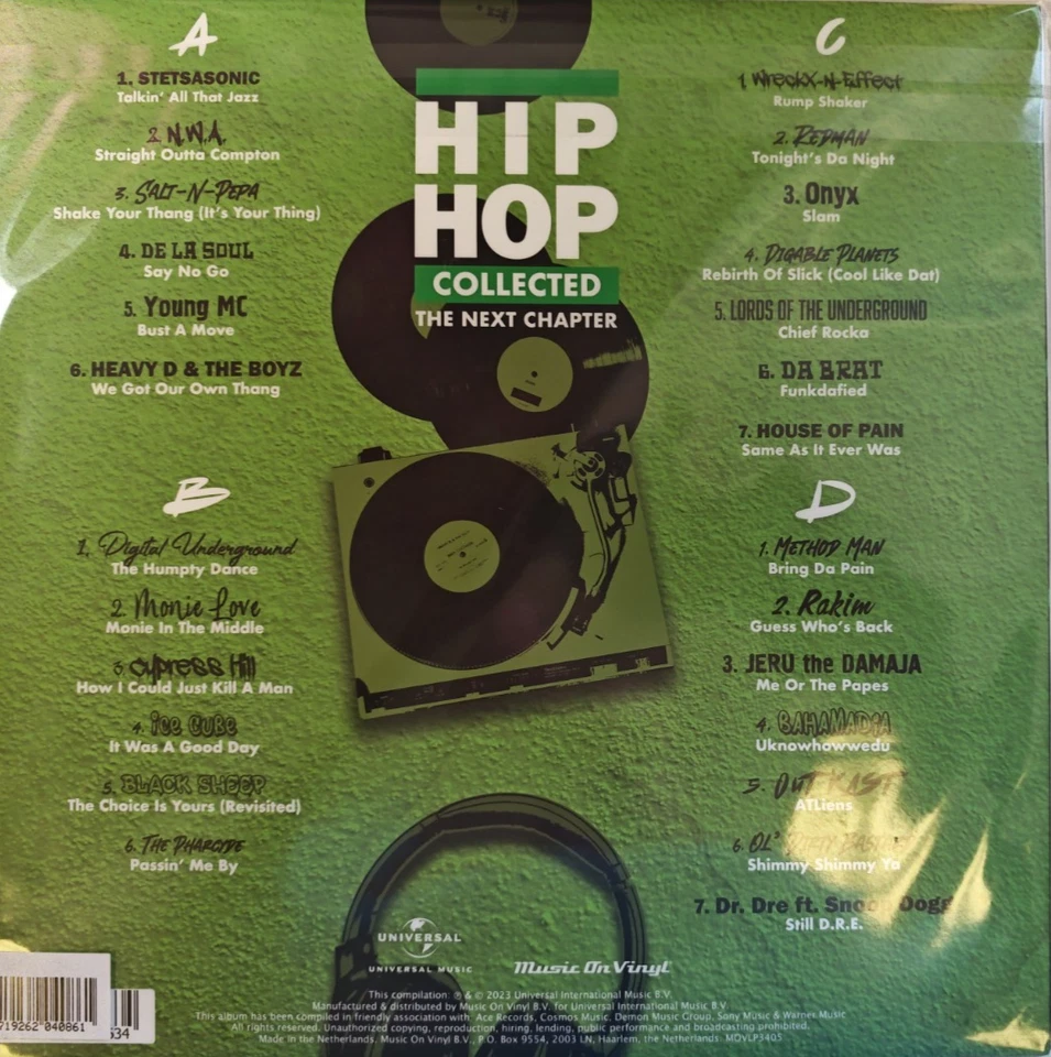 Hip Hop Collected The Next Chapter LP Album vinyl record 2 x compilation 2025 - Image 2 of 4