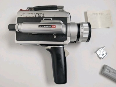 【8ミリカメラ】ELMO エルモ SUPER 106 Elmo Super 106 Super 8 Movie Camera w/ Case Untested Japan | eBay