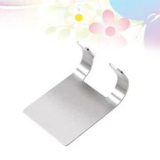 4 Pcs Stainless Steel Holder Hooks Self Adhesive for Bathroom Organizing