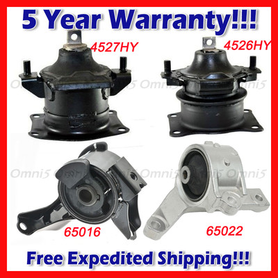 M066 Fits 2007-2009 Acura MDX 3.7L AUTO Motor & Transmission Mount Set 4pc