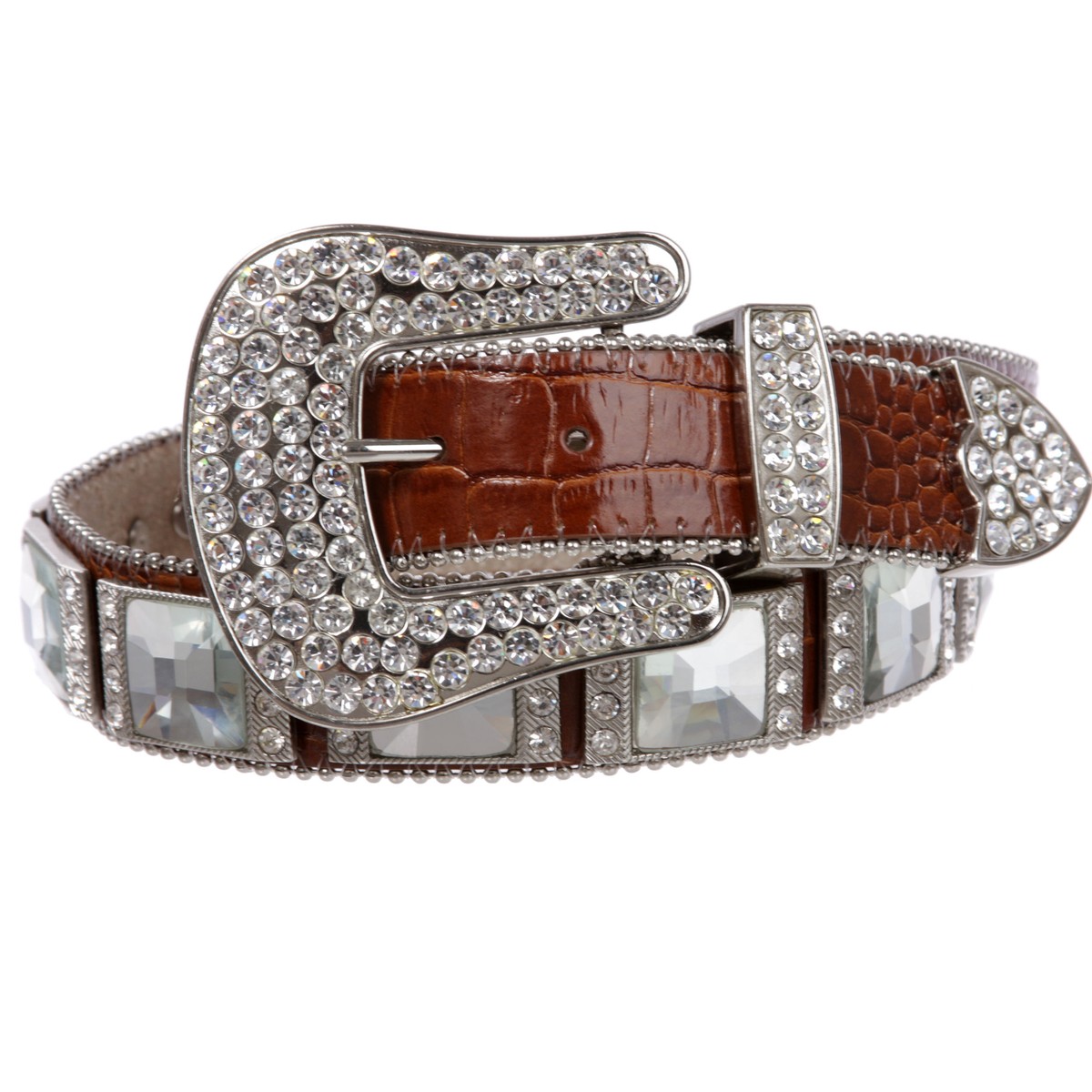 Western PU Leather Belt with Concho Buckle for Women Women main image 2