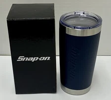 Snap On Tools 20 Oz Tumbler - Navy Blue Embossed New In Box